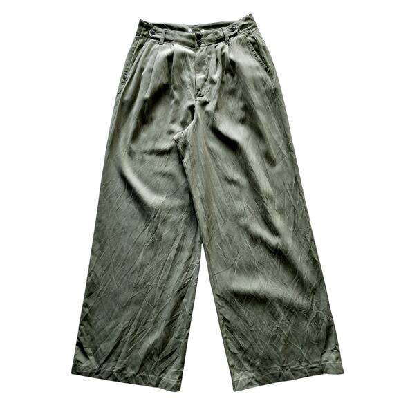 Madewell Women's Forgotten Landscape The Harlow Wide-Leg Pants Full-Length Sz 6 - Picture 2 of 14